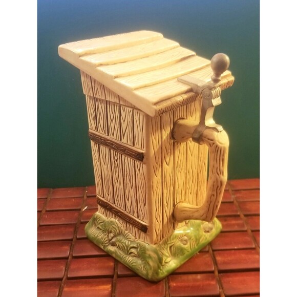 Vintage Gertz Outhouse Ceramic Stein Germany 8"x4.5"x4.5" - Picture 4 of 7